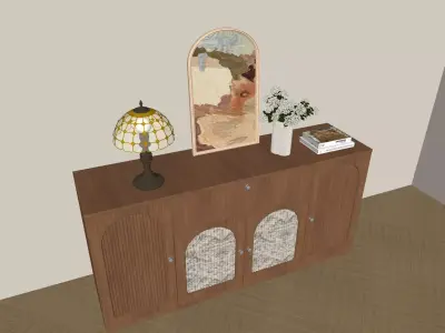 decorative cabinet 3D model