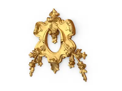 Classic carved decor ornament 470 3D print model purchase