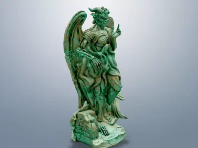 ANGEL AND DEMON 3D print model