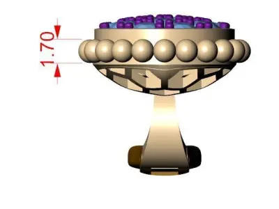 Serpent Bohme Pendant Earrings XS S and M Motifs 3D print model