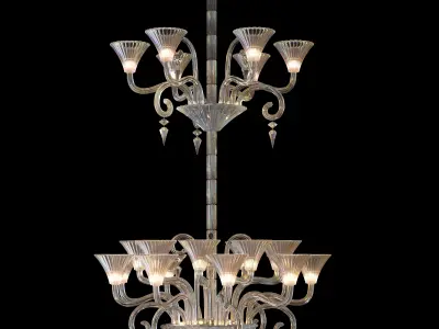 MILLE NUITS CHANDELIER 24L 3D model