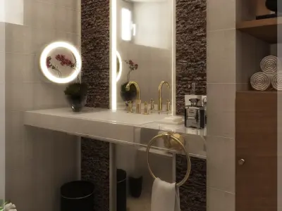 bathroom  3D model get