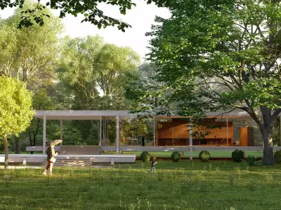 SCENE LUMION 11 5  AND ABOVE box house BY YOGA4ARCH 3D model