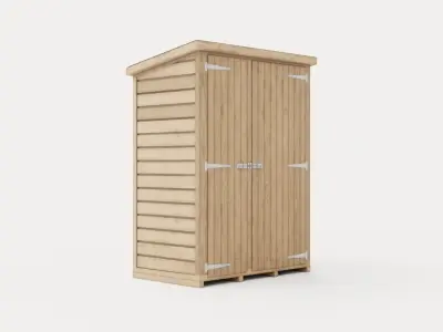 Bin Store Low-poly 3D model