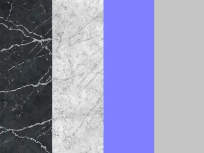 Black Nero Marquina Marble Texture PBR Vray Corona 400 x 400 cm Texture