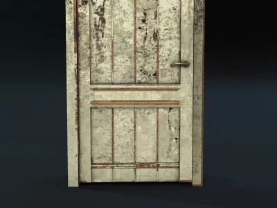 Old door 3D model