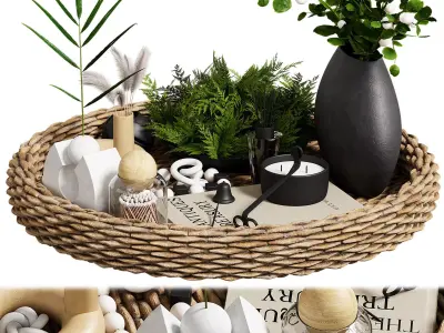 Decorative set 09 3D model 11