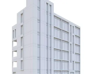 Building 01 Low-poly 3D model purchase