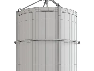 Ren Pendant Light Low-poly 3D model