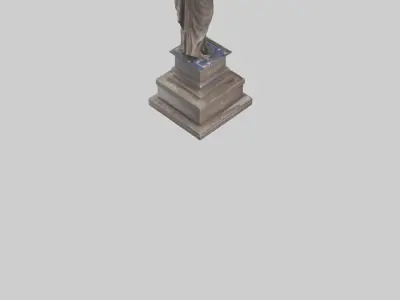 The Spirit of Independence statue model 3D model