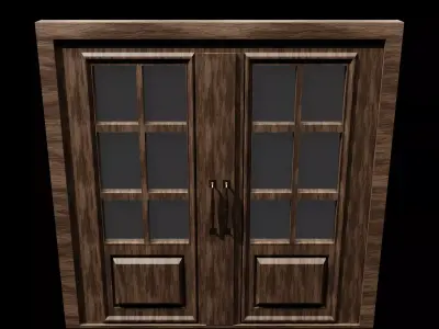 Ultimate Realistic Doors Asset Pack Low-poly 3D model