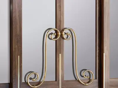 Entrance door 01 3D model