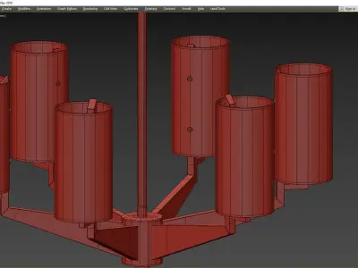 BLAKESLEE CHANDELIER Low-poly 3D model purchase