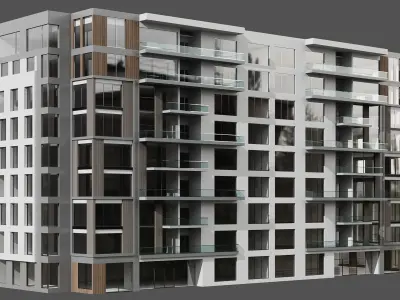 RESIDENTIAL BUILDING NO83 A 3D model