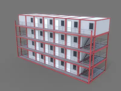 Container Building 3D model