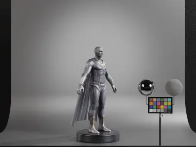 Vision Low-poly 3D model