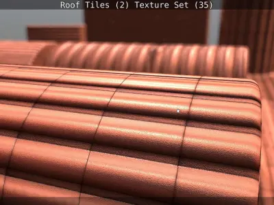 Roof Tiles 2 - Texture Set 35 Texture