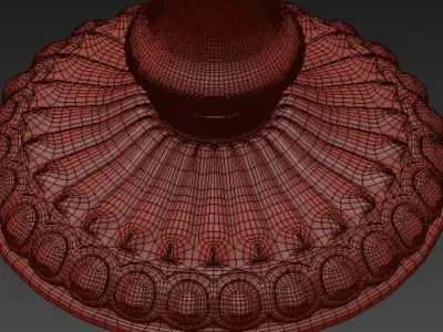 Contrast two lamps 3D model