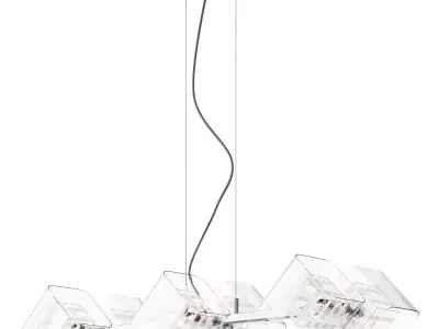  Kovacs 6 Light 1 Tier Linear Chandelier  3D model