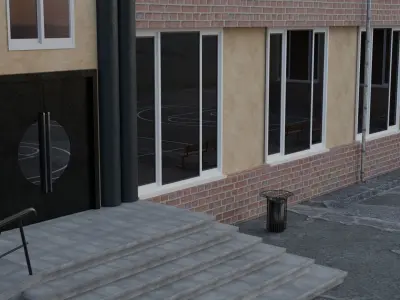 School yard 3D model