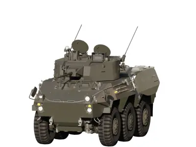 Type 87 Reconnaissance Combat Vehicle 3D model