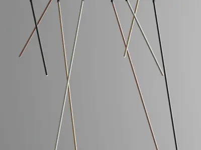 Tubetto Ceiling Light 3D model