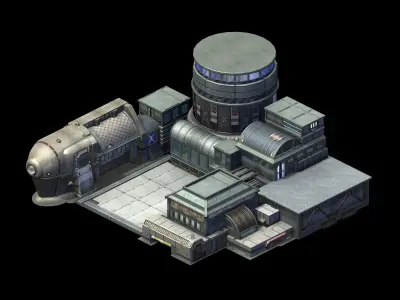 Future World - Black Market 02 3D model