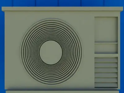 Low Poly House Low-poly 3D model get