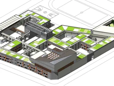Sketchup School and University N4 3D model