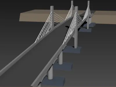 Bridge  3D model get