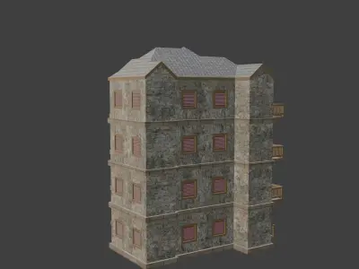 House Model 34 Low-poly 3D model
