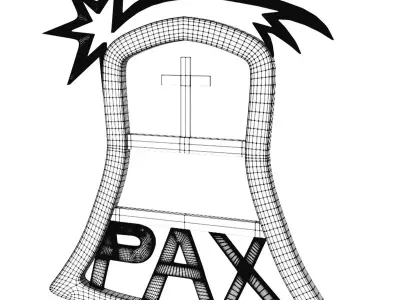 Free Xmas Music and Decoration Adeste Fideles  Free 3D model