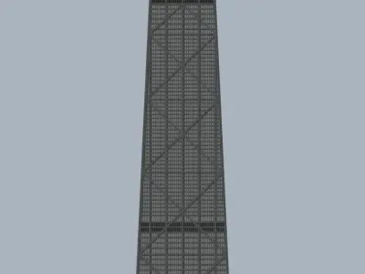 John Hancock Center 3D print model