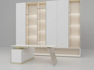 Office Furniture V2 3D model