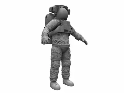 Extravehicular Mobility Unit - High Poly 3D model