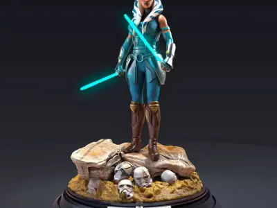 Asoka Star 2 3D print model