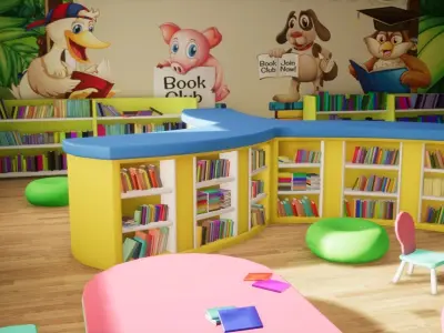 Asset - Cartoons - Library 3D model