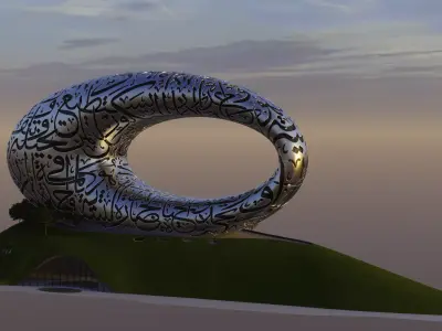 Museum of the Future Dubai Ultra PhotoRealistic 3D Model 3D model