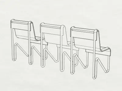 Chair 002 3D model