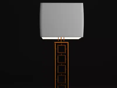Lamp art deco 2 3D model