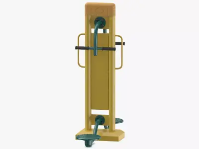 Street Fitness Equipment 01 02 3D model