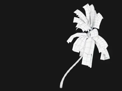Coconut Palm Trees Asset 1 Low-poly 3D model