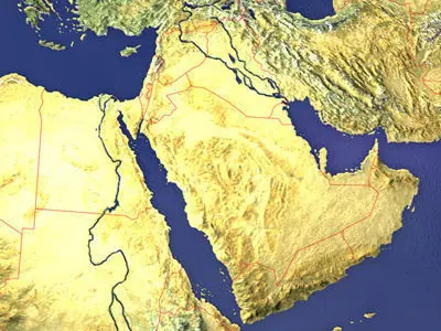 Middle East 3D model