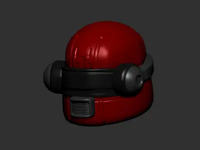 helmet high poly sculpt 3d printable ver 7 3D model 3D model 81