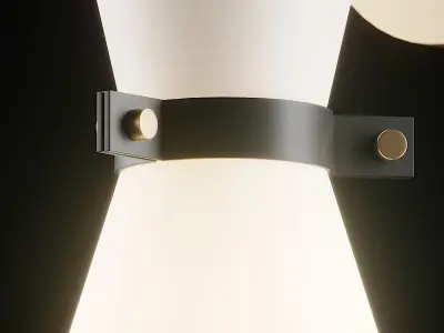 Julia 1-Light Aged Brass by Mitzi 3D model