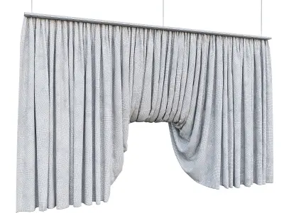 Curtain Entry 3D model