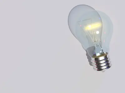 Light Bulb Free low-poly 3D model purchase