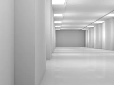 Modern Empty Tunnel 3D model