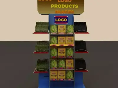 Product stand 3D model