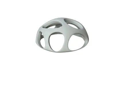SciFi Cube Object No 51237 Low Poly Shape Low-poly 3D model